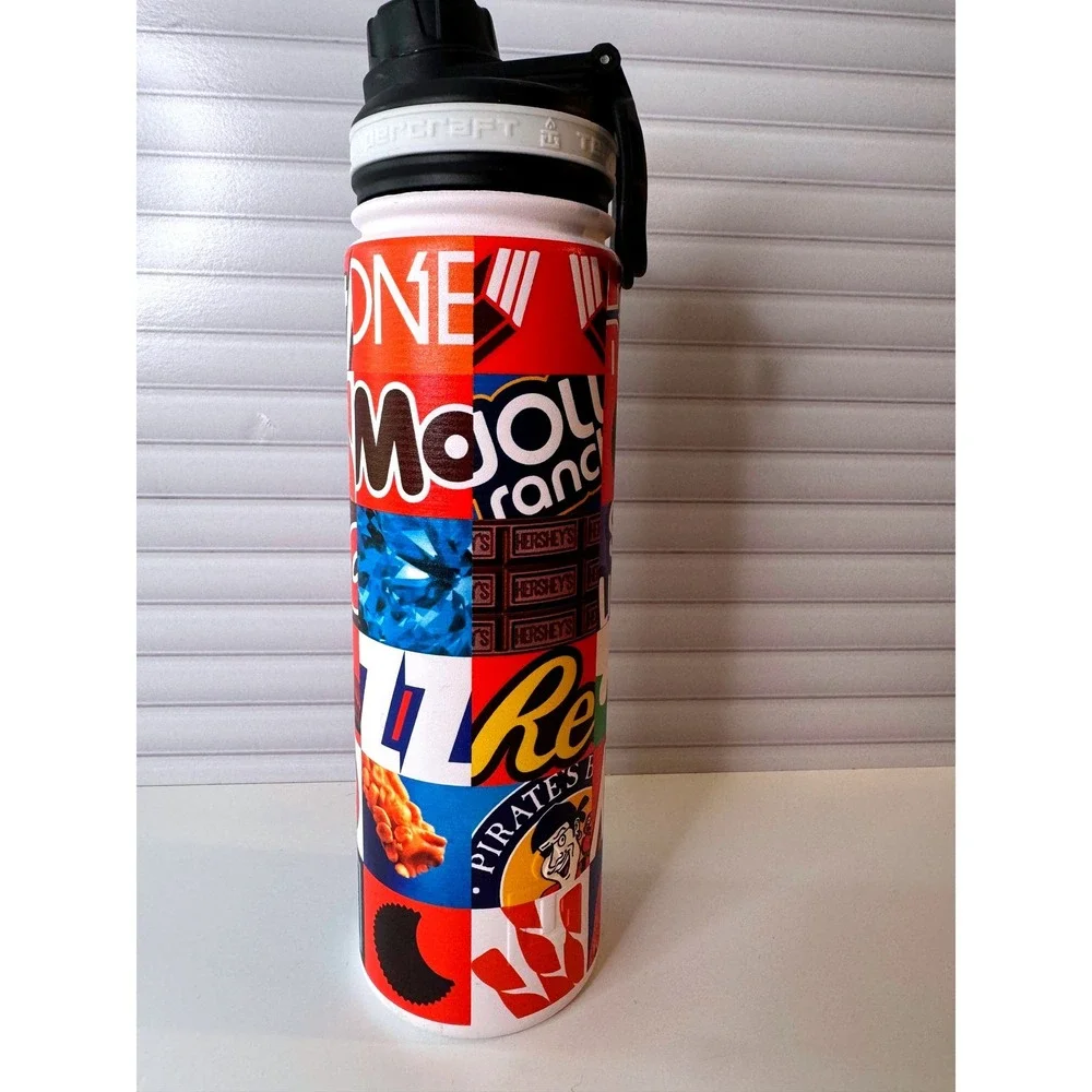 Tempercraft Hershey Candy‎ Collage Stainless Steel Travel Tumbler